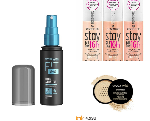 Oily skin must haves cover photo collage
