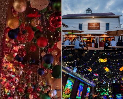 Best Christmas-Themed Bars & Holiday Pop-Ups Near Chester County PA 🎄🍸 cover photo collage