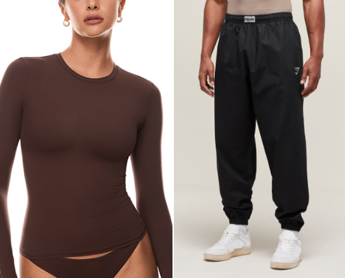 gym clothes cover photo collage