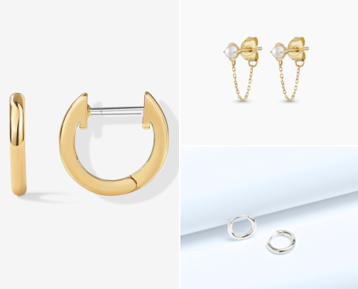 Everyday Gold Jewelry Under $50 cover photo collage