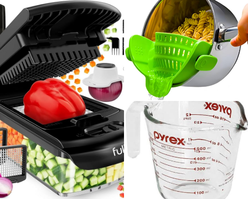 What you’ll find in my kitchen while cooking! cover photo collage