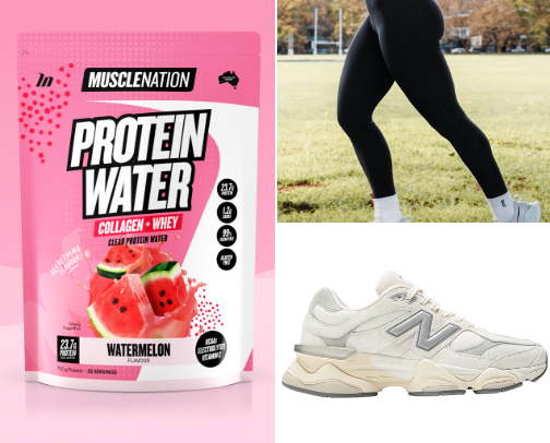 Gym go-to’s 💪🏻👟 cover photo collage