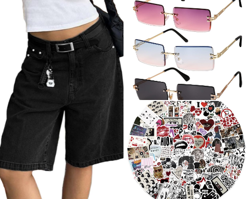 Y2K BADDIE ESSENTIALS cover photo collage