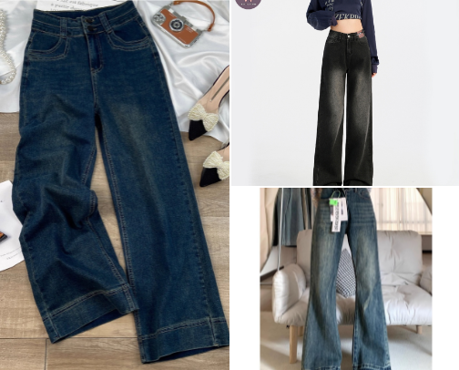 Women’s Denim Jeans cover photo collage