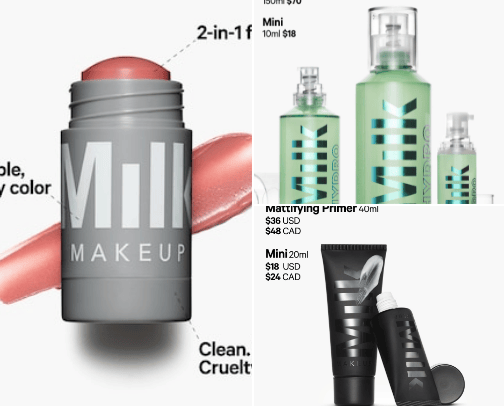 Milk Makeup Best Products cover photo collage