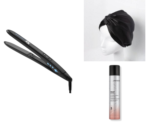 What I use to style my hair cover photo collage