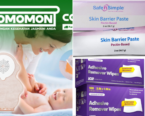 Gentle & Safe Ostomy Care Essentials for Babies cover photo collage