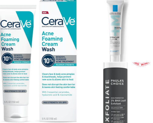 Acne-Prone Skincare Picks cover photo collage