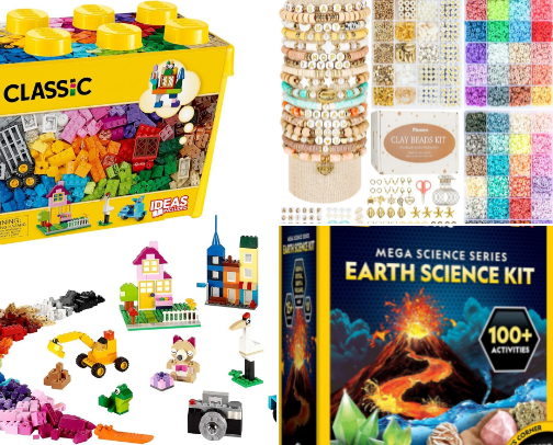 Easy activities for kids at home cover photo collage