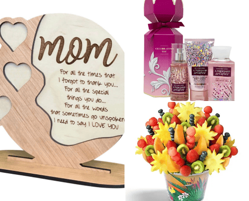 Gift ideas for Mother's Day cover photo collage