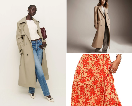 Trench coat cover photo collage