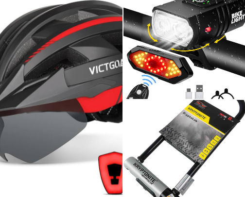 Cycling & Bike Gear Essentials: Top Amazon Picks for Central Florida Riders cover photo collage