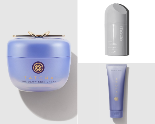 My favorite skincare products cover photo collage