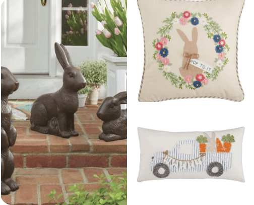Easter Decor and Decorations cover photo collage
