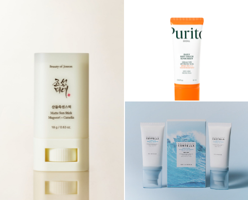 K-beauty Sunscreens That Leave No White Cast 🌞 cover photo collage