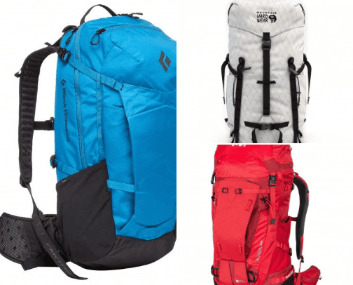 Backpacks cover photo collage