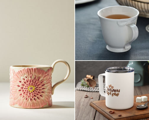 Pretty cups to enhance your kitchen and your life ✨☕🥛🥤 cover photo collage