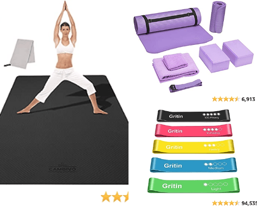 Home Gym/Yoga Essentials🧘🏻‍♀️💪🏼 cover photo collage