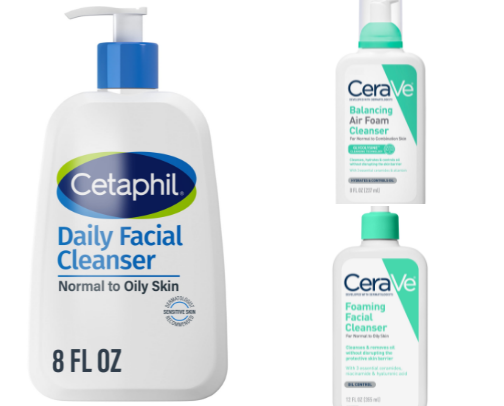 Less shine, clearer pores, happier skin cover photo collage