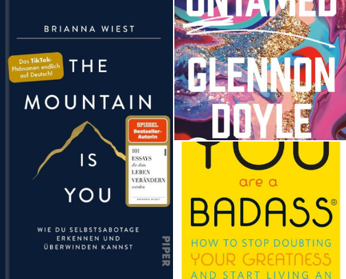 Books that helped me become more confident cover photo collage