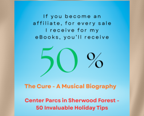 Become my Affiliate, and you'll receive 50% of all sales to my eBooks cover photo collage