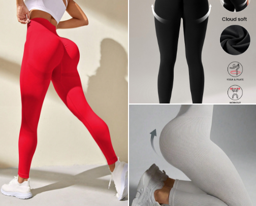 Comfy & Stylish Leggings cover photo collage