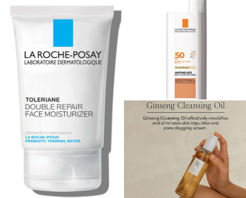 Skincare I live for cover photo collage