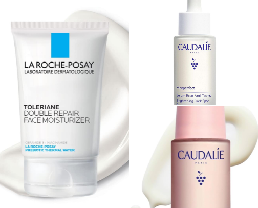 Skincare cover photo collage