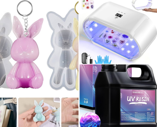 Resin craft cover photo collage