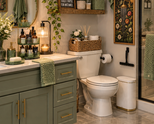 Cozy Bathroom Ideas cover photo collage