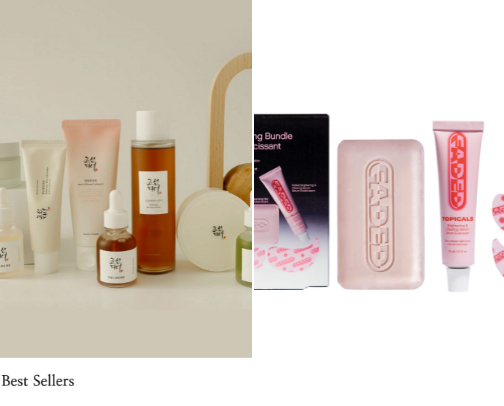 Skincare GOLD cover photo collage