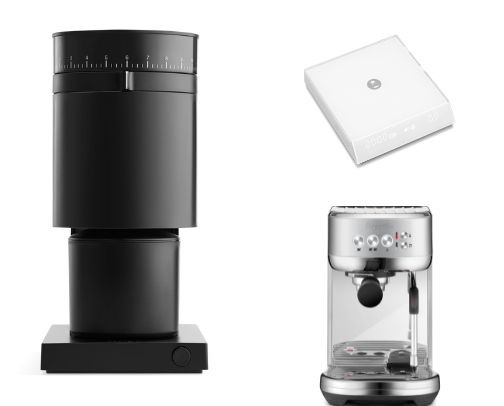 The Best Espresso Machine Setup for a Narrow Kitchen Counter cover photo collage