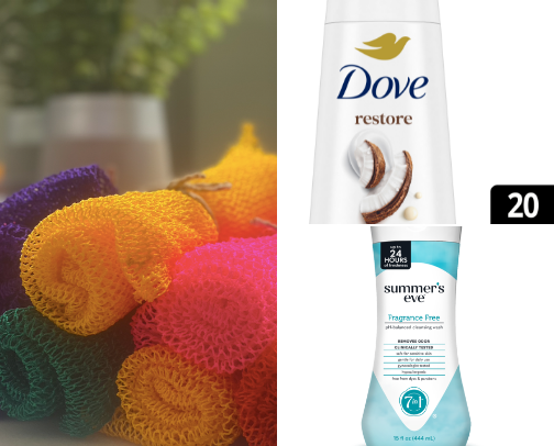 Shower Necessities cover photo collage