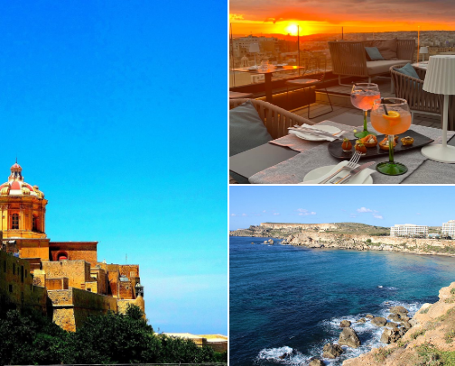 Malta 🇲🇹 travel tips/guide cover photo collage