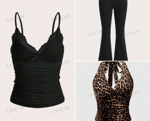 Y2K clothes and accessories cover photo collage