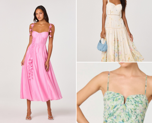 Floral Wedding Guest Dresses for Spring & Summer 💐 cover photo collage