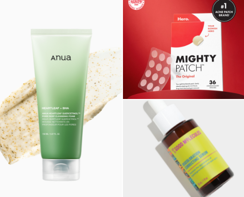 Simple Skincare Routine for Clear & Glowing Skin cover photo collage