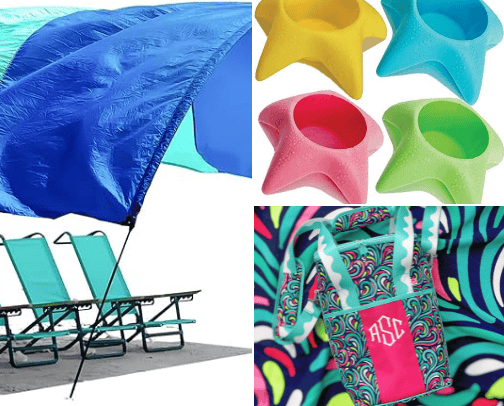 Beach Must Haves cover photo collage