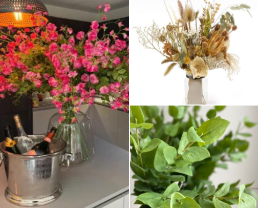Faux Stems & Greenery That Look Very Real cover photo collage
