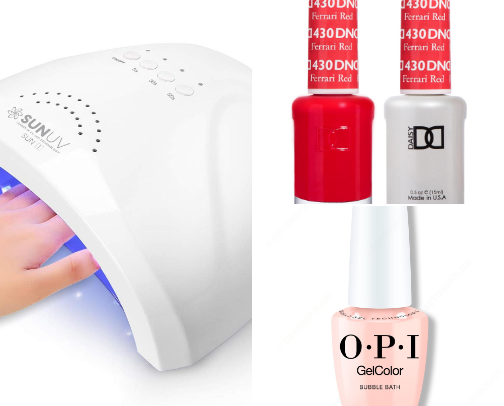 break up with the salon! at home gel nail starter kit 💅 cover photo collage