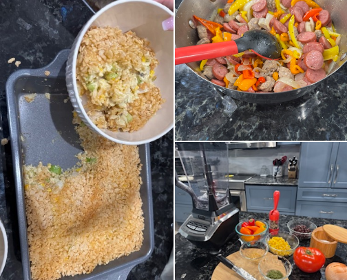 Quick & Easy Meals for Busy Families cover photo collage