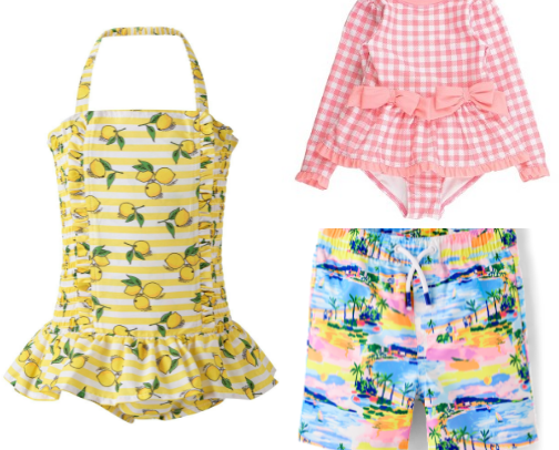 The Swimsuit Edit for Stylish Kids cover photo collage