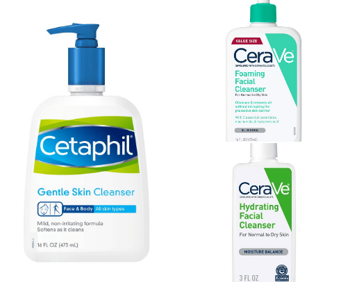 skincare favorites cover photo collage