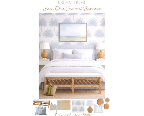 Dream Home | Serena and Lily Inspired Bedroom cover photo collage