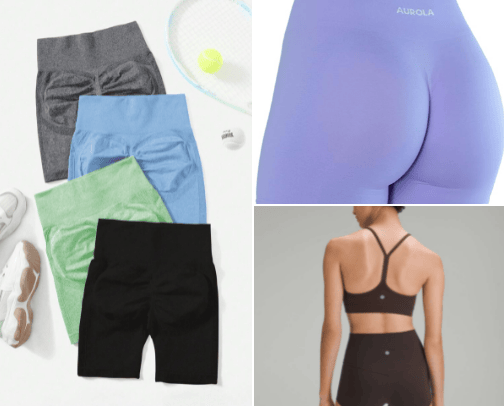 Fav gym clothing cover photo collage