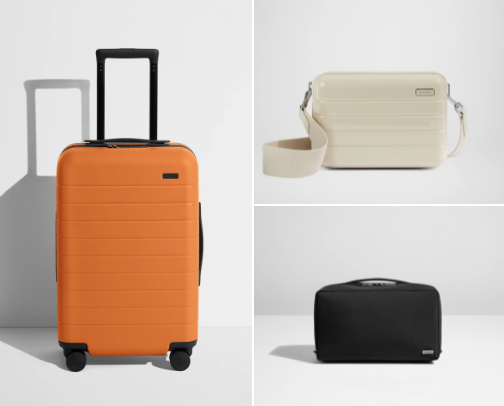 Away,best-looking luggage at the gate since 2016,designed by travelers, for travelers in 17 stores✨ cover photo collage