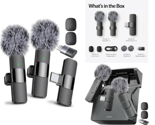 Professional Mini Mic & Audio Gear Collection cover photo collage