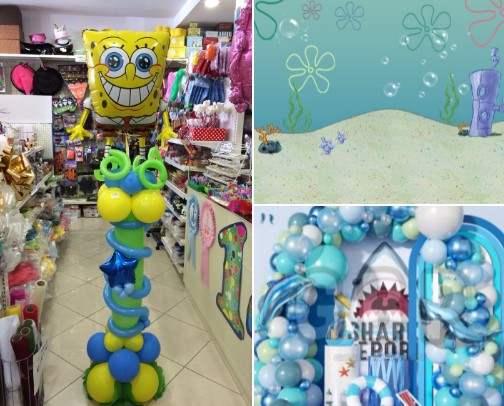 Spongebob Birthday Party Essentials 🫧💛 cover photo collage