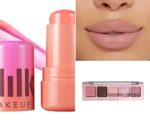 Spring Makeup Trend- Monochromatic Pink Look cover photo collage