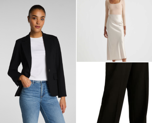 9 to 5 Edit: Office Capsule Wardrobe cover photo collage